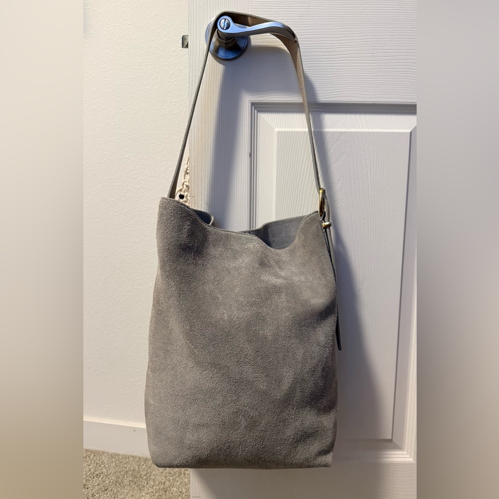 Margot New York - Suede Bucket Shoulder Bag